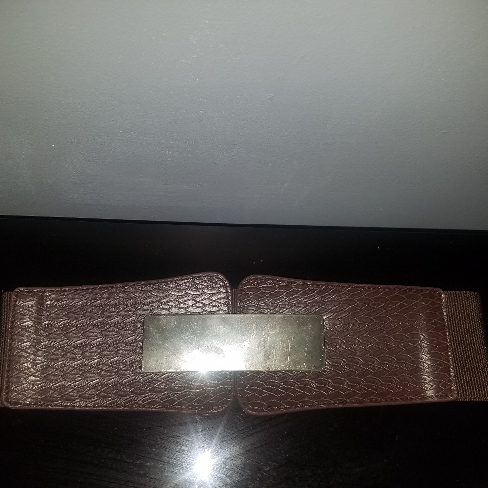 Charlotte Russe Brown Chunky Belt
